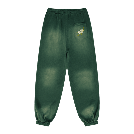 HYPE4HOLY BELOVED SUN FADED SWEATPANTS | Mineral color, flat, back