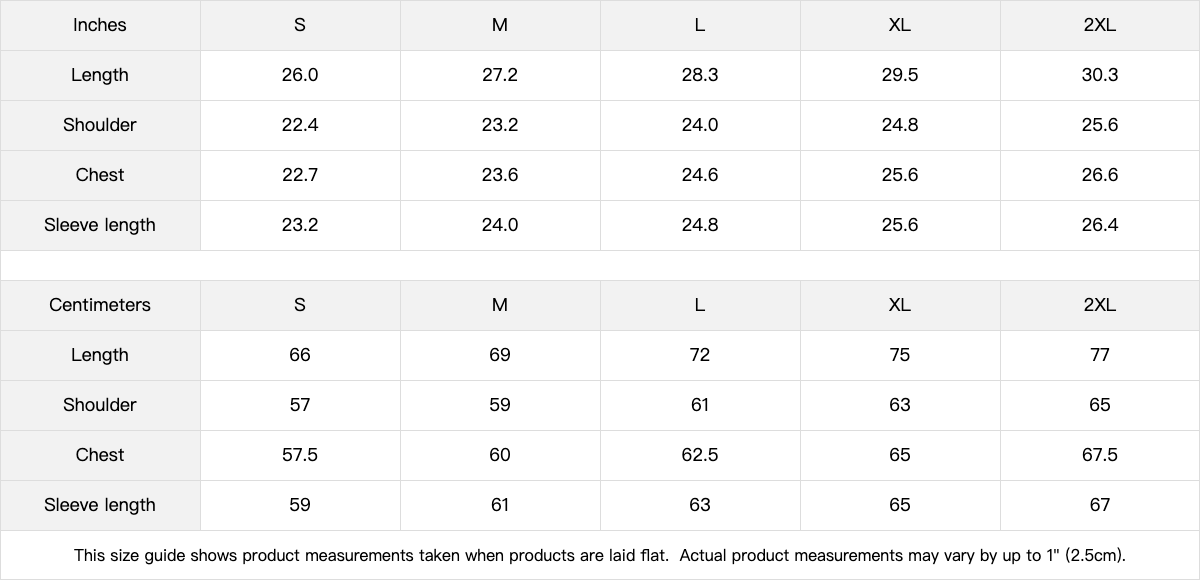 HYPE4HOLY BE STILL OVERSIZED SWEATSHIRT | size chart