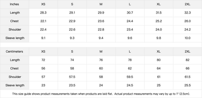 HYPE4HOLY REDEMPTION OVERSIZED T-SHIRT | size chart