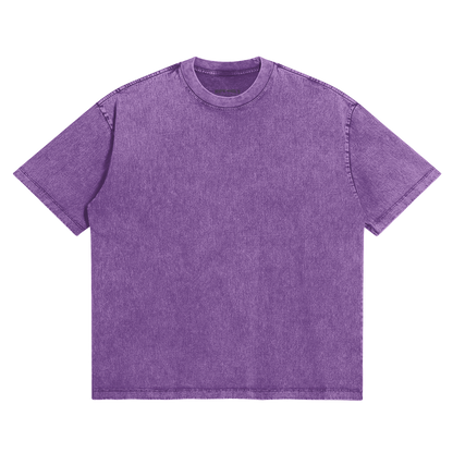 HYPE4HOLY X MTC SNOW WASH OVERSIZED T-SHIRT | lavender color, flat, front side
