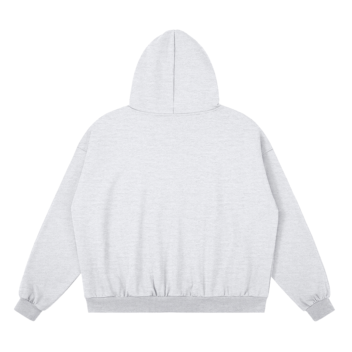 hype4holy endless hope psalms 71 gray vintage hoodie with flower design christian hoodie back | Light gray hoodie on a white background